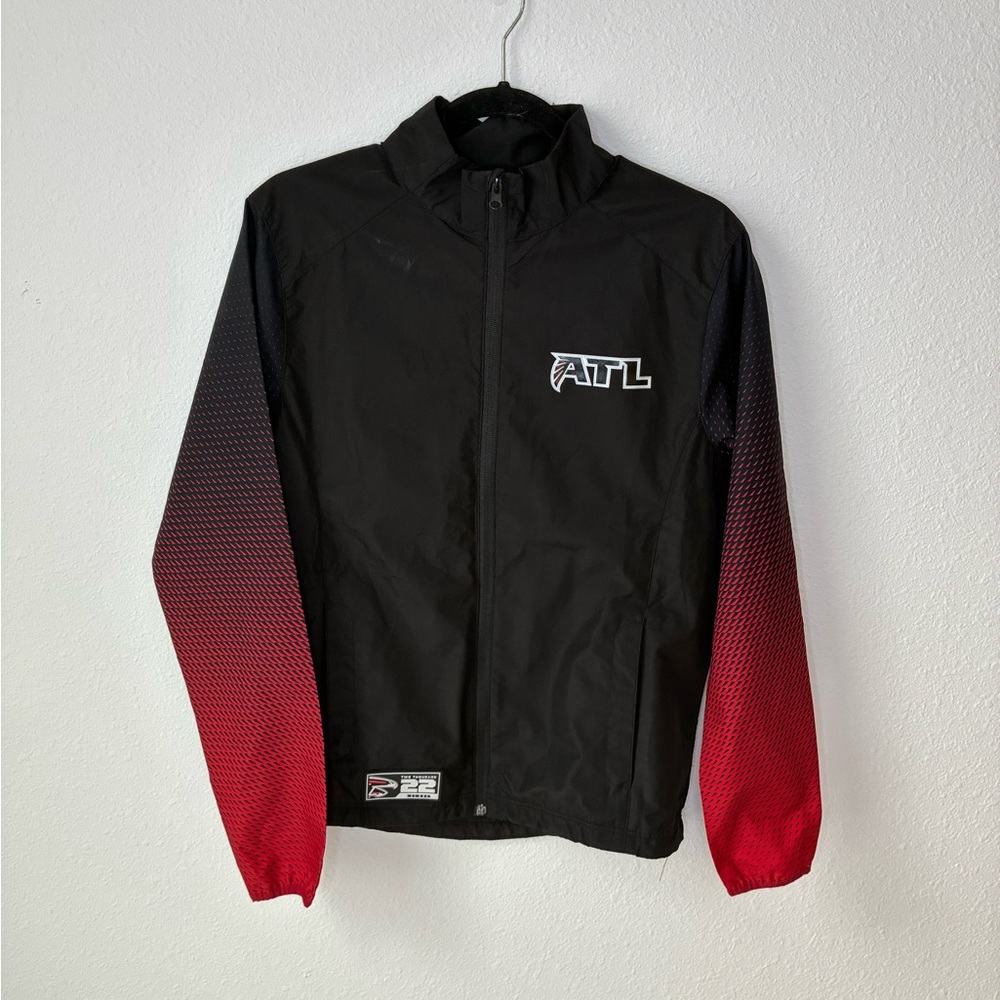 Men’s Black and Red Gradient Performance Jacket